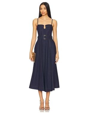 Karina Grimaldi Maverick Denim Dress - Blue
