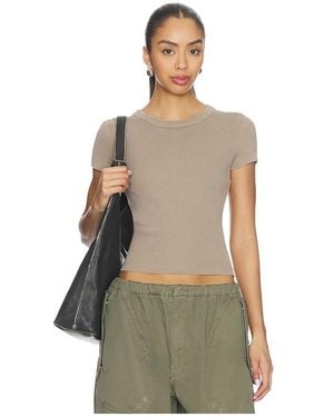 Free People Camiseta Atlas Crew En Color Marrón Talla (También En Xs, S, M, Xl) - Multicolor