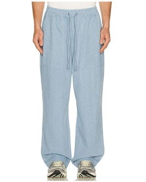 KAPPY DESIGN Jeans Fatigue Stripe - Blau