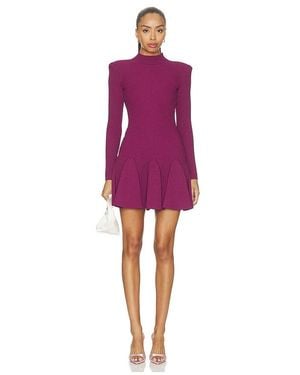 retroféte Sydonie Knit Dress - Purple