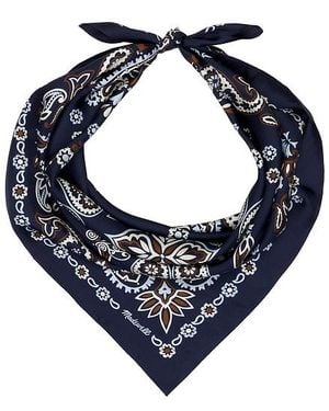 Madewell Medium Silk Bandana - Blau