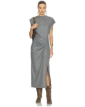 Isabel Marant Midi-Kleid Naerys - Grau