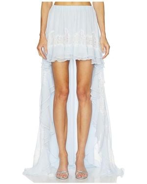 LoveShackFancy Jolina Skirt - White