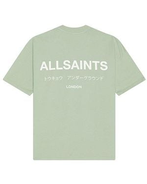 AllSaints Underground Tシャツ - グリーン