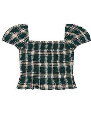 LoveShackFancy Kurzärmeliges Oberteil Fabielle - Grün