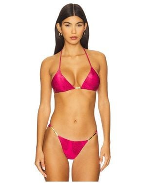 ViX Candice Triangle Bikini Top - Red