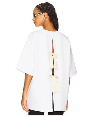 THE GARMENT Tg Bow Tee - White