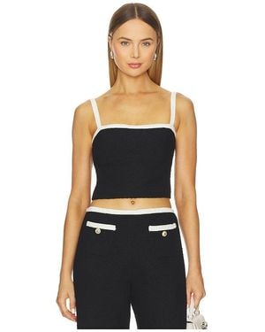 Amanda Uprichard X Revolve Windsor Top - Black