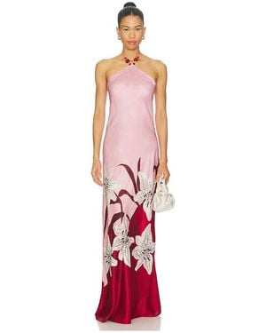 ROAME. Tallulah Halter Dress - Red