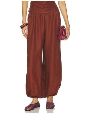 Faithfull the Brand Kortez Balloon Pant - Red