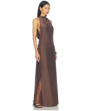 L'academie 'Academie Vestido Largo Anelie En Color Marrón Talla (También En M, S, Xl, Xs, Xxs)