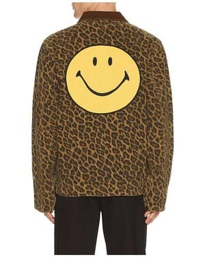 Market Jacke Im Arbeiterstil Smiley - Mettallic