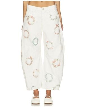 Free People X We The Free Good Luck Printed Barrel - Natural