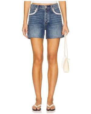 Rag & Bone Vintage Cut Off Short - Blue