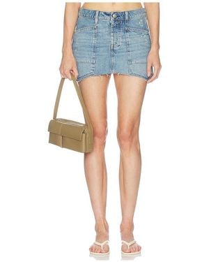 Free People Rock Skirt - Blau