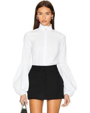 Caroline Constas Blusa Jacqueline En Color Blanco Talla (También En M, S, Xs)