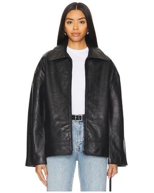 GRLFRND Alek Leather Jacket - Black
