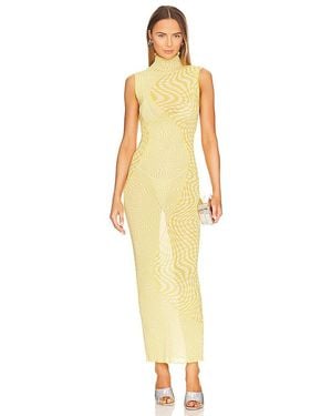 Camila Coelho Lagoon Maxi Dress - Yellow