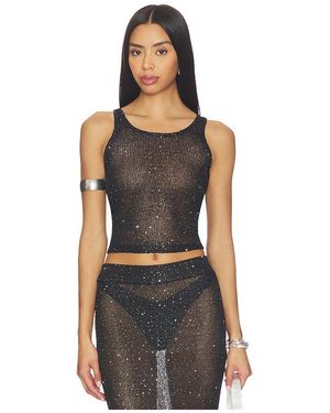 superdown Miranda Knit Top - Black