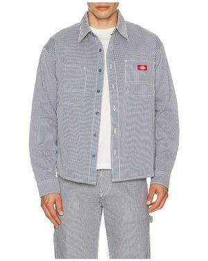 Dickies Hemd Im Arbeiterstil Hickory - Blau