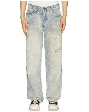Ryoko Rain Paisley Jeans - Blue