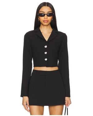 MORE TO COME Miley Crop Blazer - Black
