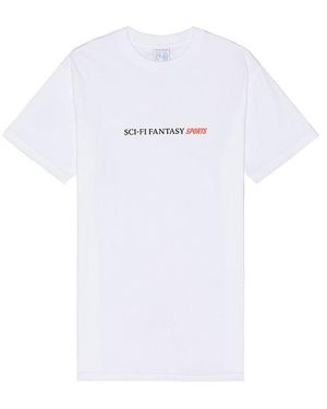 Sci-Fi Fantasy Sci-Fi Sports Tee - White