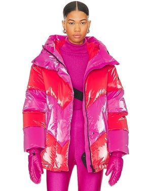 Goldbergh SKIJACKE CANDY CANE - Pink