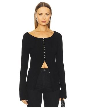 Free People Cárdigan East Side En Color Negro Talla (También En M, S, Xl, Xs)
