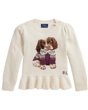 Polo Ralph Lauren Strick Crew Neck - Natur