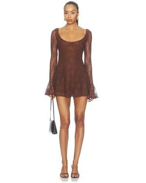Lovers + Friends Dylan Mini Dress - Brown