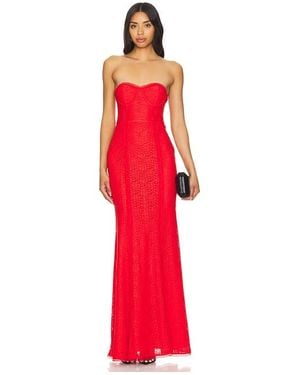MAJORELLE Mari Elena Gown - Red