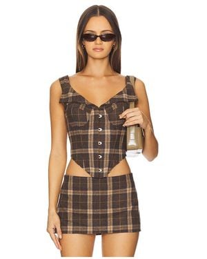 GUIZIO Korsett Chamonix Tartan - Mehrfarbig