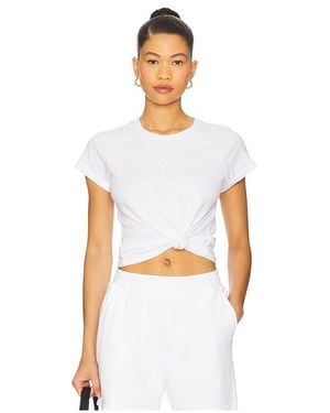 PERFECTWHITETEE Recycled Cotton Raglan Baby Tee - White
