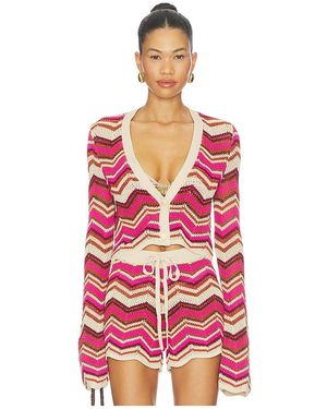 Devon Windsor Stella Cardigan - Red