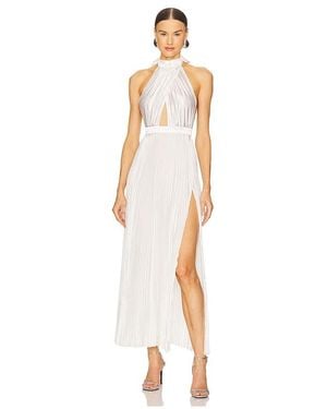 L'idée Renaissance Split Gown - White