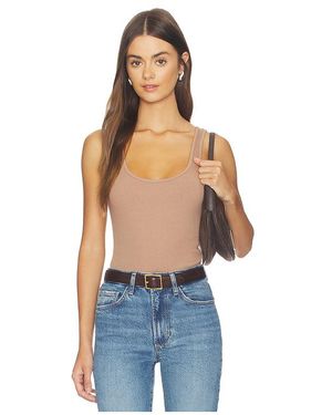 L'Agence 'Agence Nica Scoop Neck Tank Bodysuit - Blue