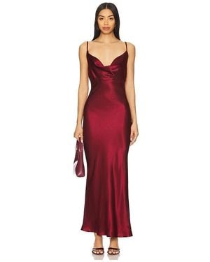 SNDY'S X Revolve Skin Satin Dress - Red