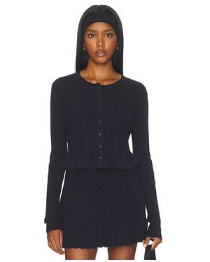 LoveShackFancy Orly Cardigan - Blue