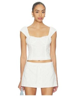 BY.DYLN Aisha Top - White