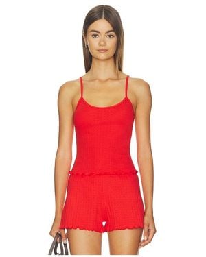 WellBeing + BeingWell Kenny Tank - Red
