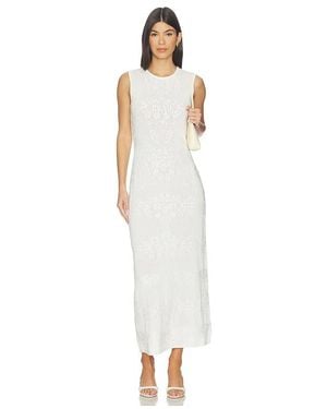 ALIGNE Ashley Crochet Knitted Dress - White