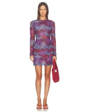 Eywasouls Malibu Scarlet Mini Dress - Red