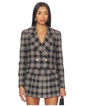 Alice + Olivia Avery Double Breasted Blazer - Black