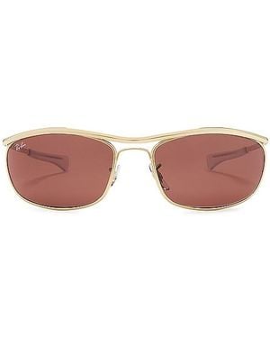 Ray-Ban Sonnenbrille Olympian Delux - Pink