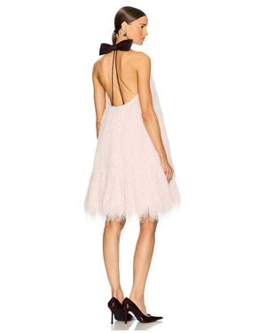 AKNVAS Vestido corto de piel sintética colette - Blanco