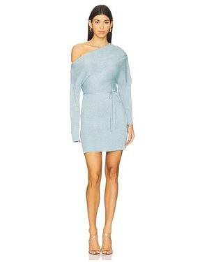 Never Fully Dressed Mini Tilly Dress - Blue