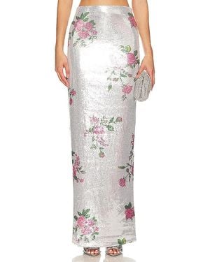 Camila Coelho Pia Maxi Skirt - Metallic