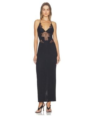 HAELO Lace Collage Gown - Blue