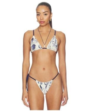 SIR. Phillipa String Triangle Bikini Top - Multicolor